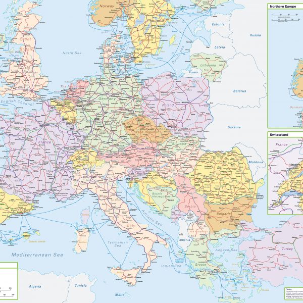 Eurail Map