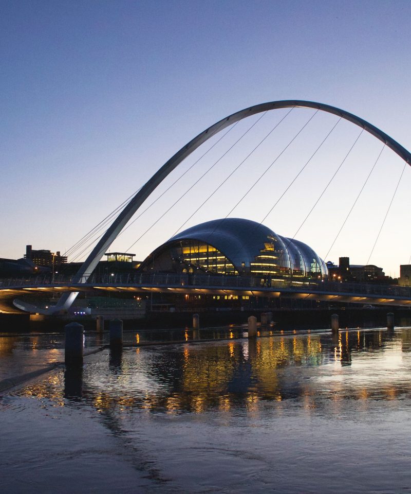 Edinburgh to Newcastle by train