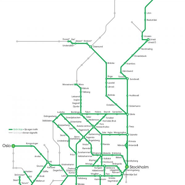 SJ map